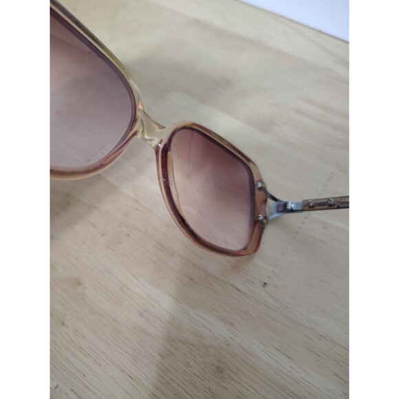 Vintage Luxottica Maude Sunrose Translucent Oval Eyeglasses Tinted Italy main image 4
